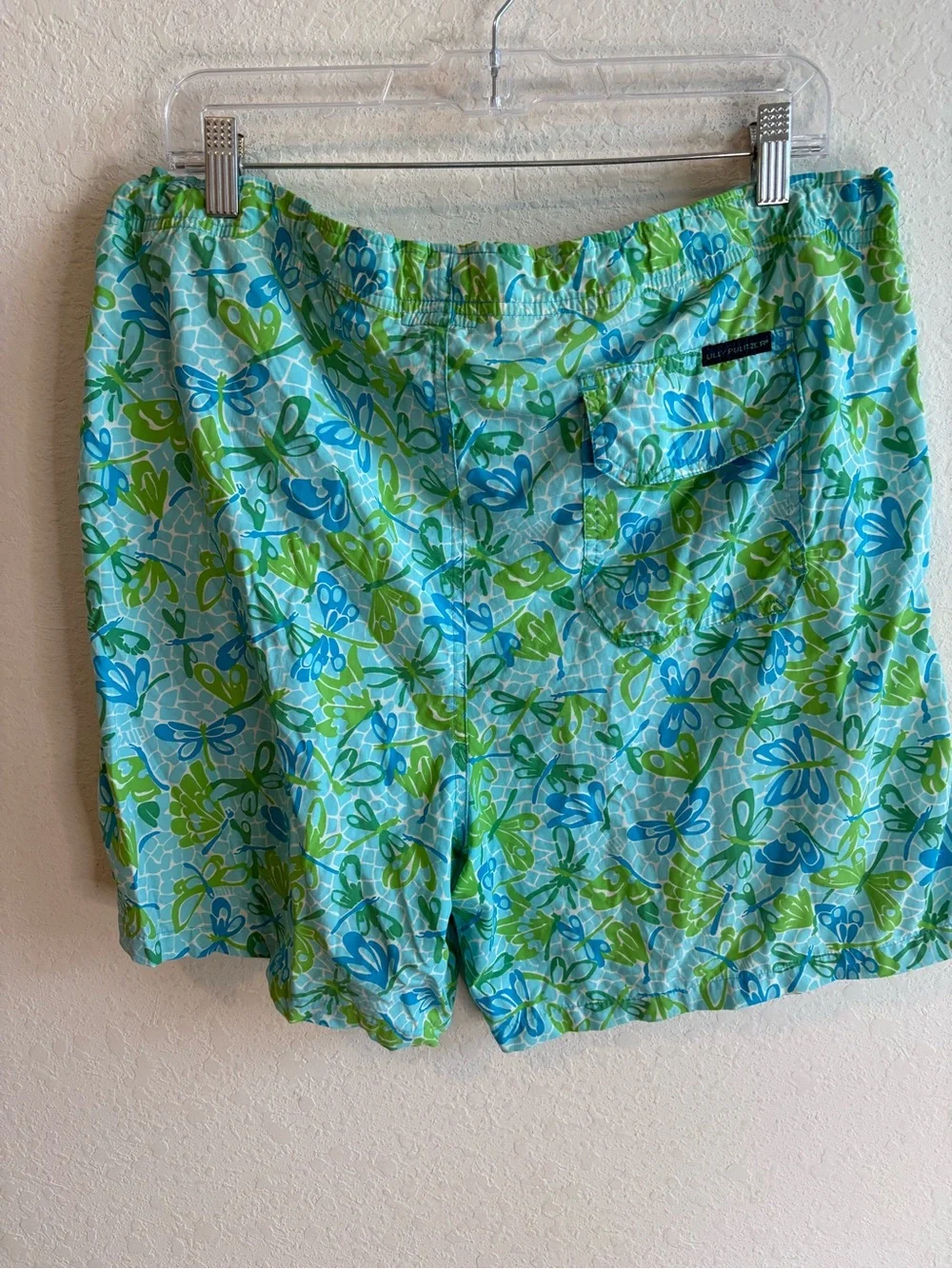 Lilly Pulitzer Men’s Swim Trunks Blue Green Size Large